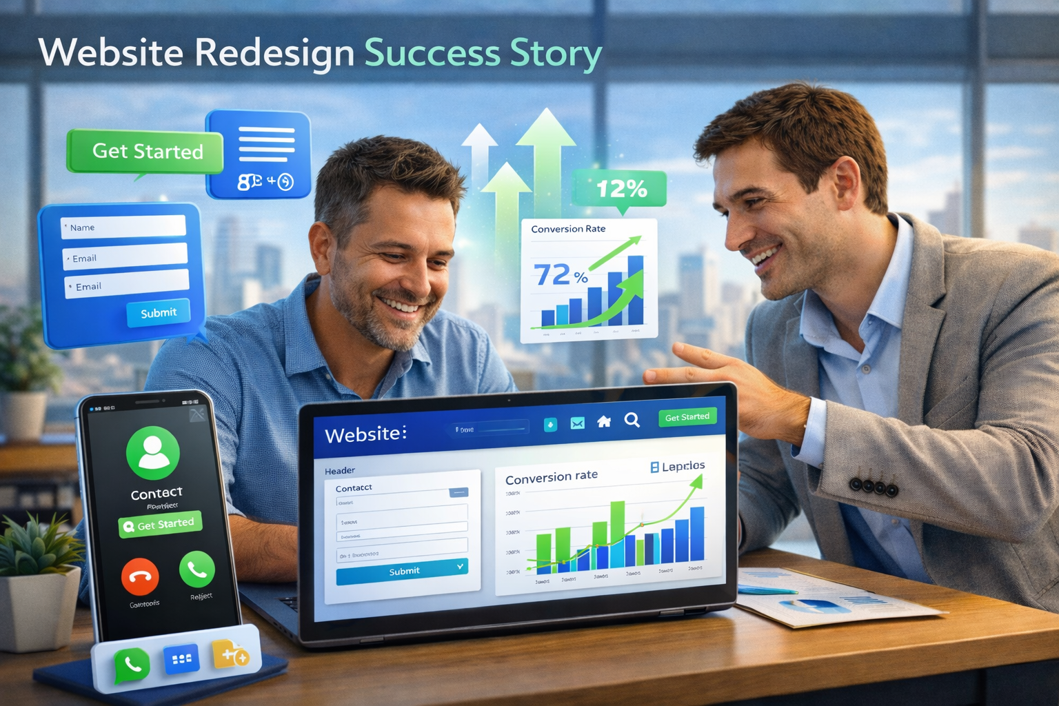 Website Redesign Improves Conversions